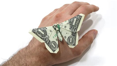 Origami Dollar Bill Butterfly Michael Lafosse Youtube