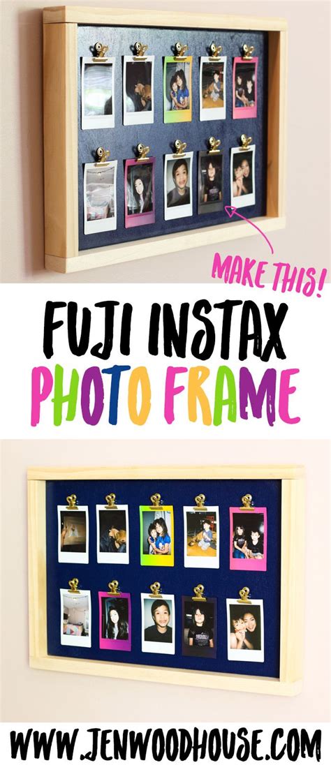 Diy Fuji Instax Photo Frame Fuji Instax Instax Photos Instax Mini Ideas