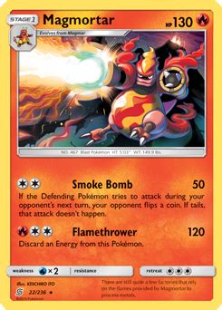 Magmortar | Pokédex