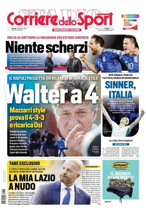 Prima Pagina Cds Campania Walter A