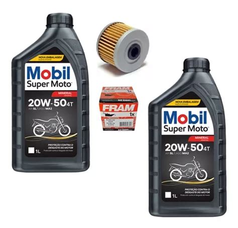 Kit Troca Oleo Filtro Fram Xr Tornado Mobil W Parcelamento