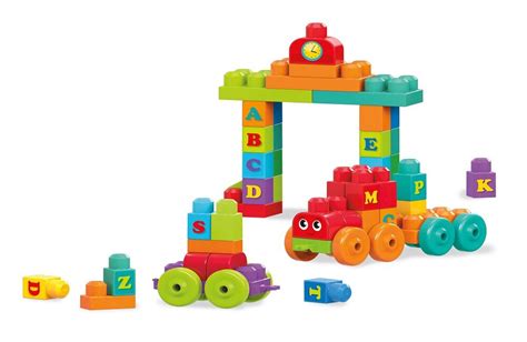 FISHER PRICE Mega Bloks Pociąg ABC Klocki plastikowe niskie ceny i