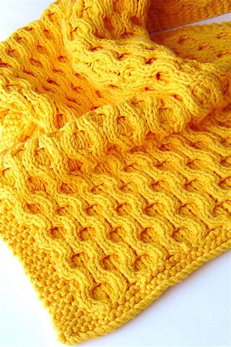 Honeycomb Knitting Pattern