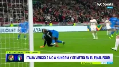 Hungría vs Italia por Nations League goles resumen y más de la