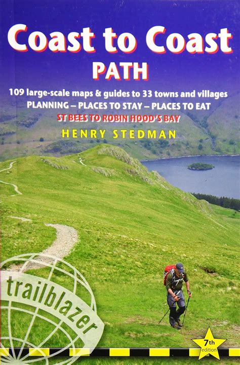 Coast To Coast Path 109 Large Scale Walking Maps Guides To 33 Towns