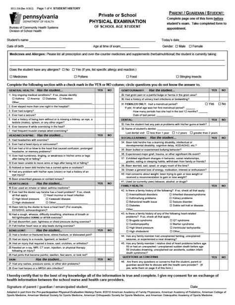 History And Physical Exam Template Pdf PDF Template