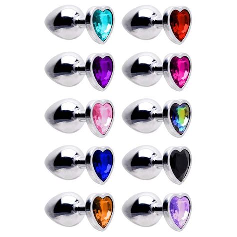 Plug Anal Aço Coração G X cm Sexy Import Gall