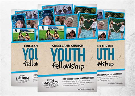 Youth Fellowship Church Flyer Inspiks Market