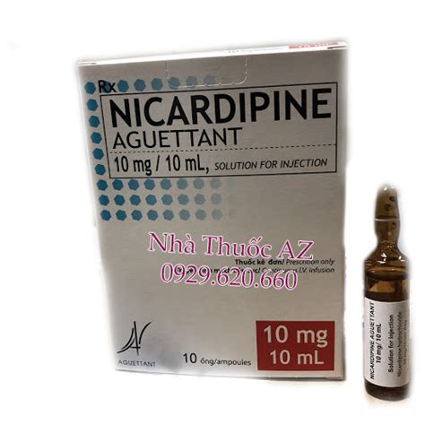 Thuốc Nicardipine Aguettant 10mg10ml Giá Bán Mua ở đâu