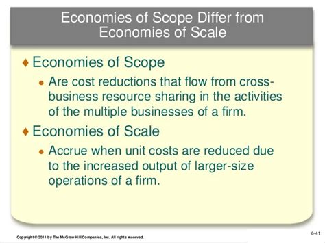 Economies Of Scale Vs Economies Of Scope Examples - Management And Leadership