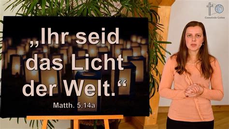 Sonntagschule Salz Und Licht Der Welt Kinderstunde Kinderkirche