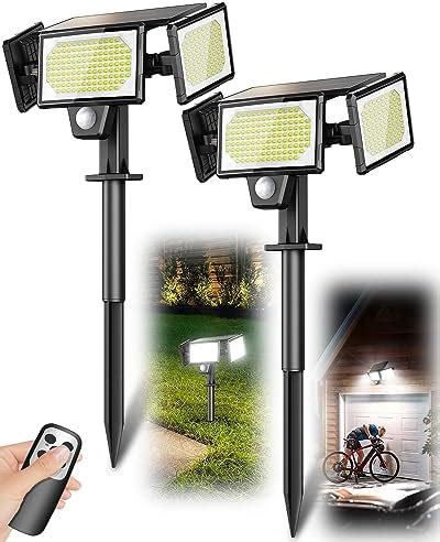 Gusicil Outdoor Solar Lights Split Solar Motion Sensor Outdoor Lights