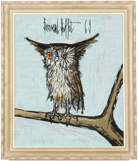 Bernard Buffet | HIBOU SUR UNE BRANCHE, 1963 (1963) | MutualArt