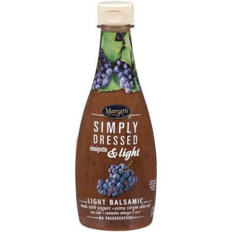 Marzetti Simply Dressed Light Balsamic Vinaigrette 12 Fl Oz Frys Food Stores