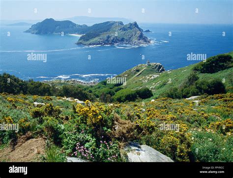 Cies Islands. Atlantic Islands National Park, Pontevedra province ...