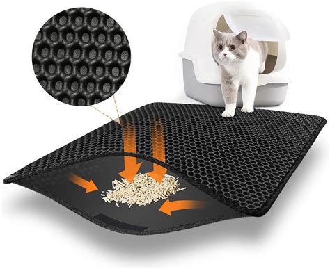 Tidevan Tapis De Liti Re Pour Chat X Cm Tapis Liti Re Tapis