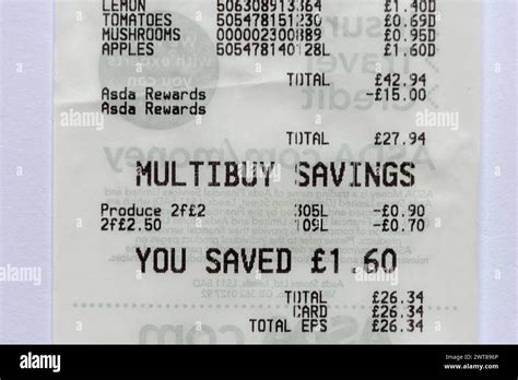 Shopping Receipt Hi Res Stock Photography And Images Alamy