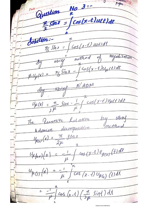 Solution Method Of Regulization In Fredholm Integral Equation Studypool