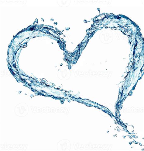 Heart Shaped Splash Of Water 12856495 Stock Photo At Vecteezy