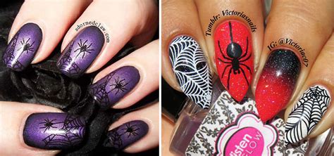 Halloween Spider Nail Art Designs 2019 | Spider Web Nails | Fabulous ...