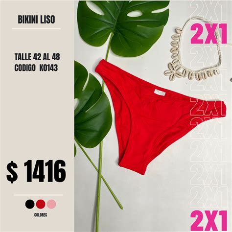 Bikini Liso K Talle Al Mystica Ropa Interior