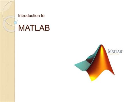 Introduction To Matlab Presentationpptx