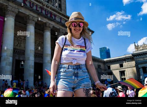 Juin Varsovie Pologne La Plus Grande Parade De Fiert Gay En Europe Centrale A Eu