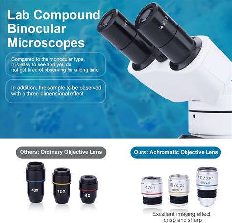 Microscopio Binocular X X Para Adultos Con Portaobjetos De