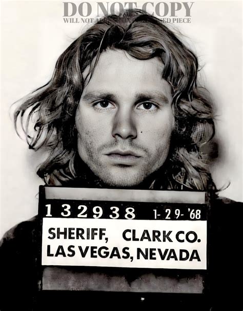 Amazon Jim Morrison Mugshot Photograph X Magnificent