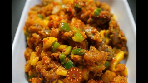 How To Make Gizdodo Stewed Plantains And Gizzard Nigerian Recipe