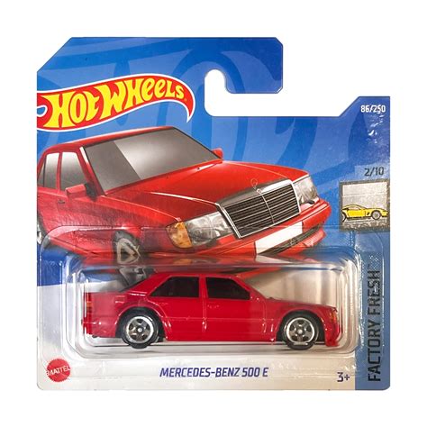 Hot Wheels metál modell Mercedes Benz 500 E piros szín 1 64 eMAG hu