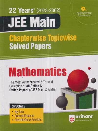 Years Jee Main Chapterwise Topicwise Solved Papers