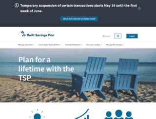 Access tsp.gov. Home | Thrift Savings Plan