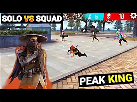 Solo Vs Squad Free Fire Solo Vs Squad Vs Free Fire Vs Free