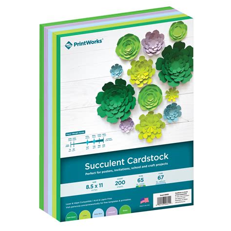 Colored Cardstock Paper By Printworks Paris Corporation