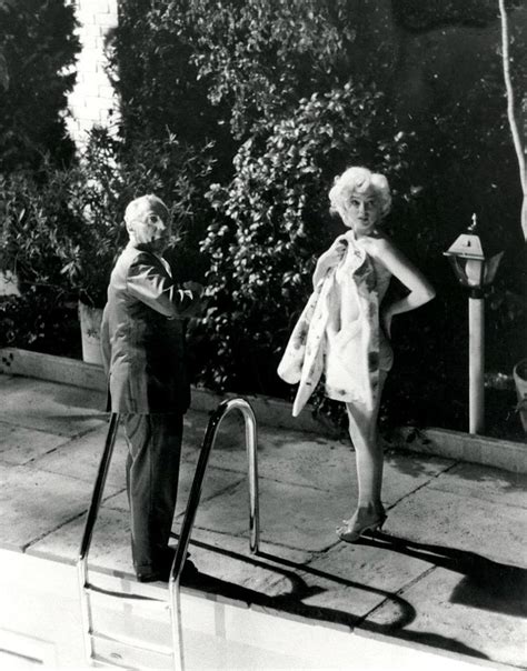 Marilyn With Director George Cukor On The Set Of Something S Got To