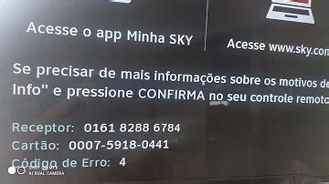 O Que Fazer Quando Aparece Canal Codificado Na Sky Gato - O que fazer quando aparece o código 4 da Sky?