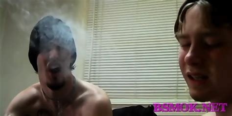 Smoking Gay Enjoys Wild Fucking