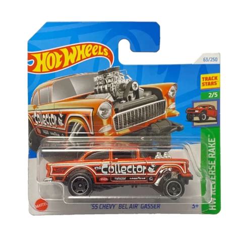 Chevy Bel Air Gasser HW Reverse Rake Hot Wheels Mattel Big Potato NZ