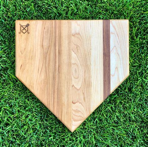 Baseball Home Plate Cutting Board Only 1 Left