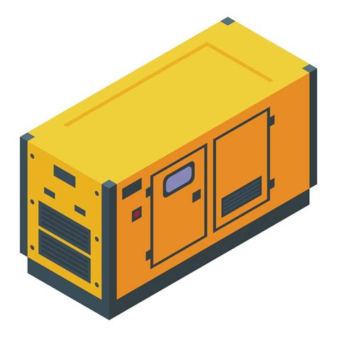 Diesel Generator Icon Isometric Vector Power Energy 19053072 Vector