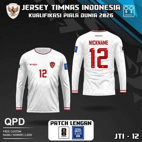 Jual Jersey Timnas Indonesia Kualifikasi Piala Dunia 2024 Baju Kaos