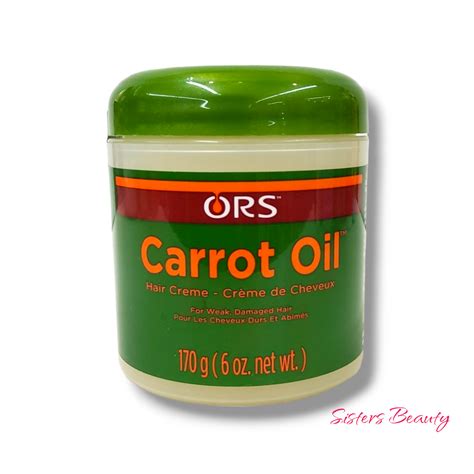 Ors Carrot Oil Hair Creme 6oz Super Sisters Beauty