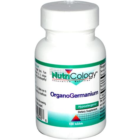 Nutricology Organic Germanium 100 Tablet, Pack of 2 - Walmart.com ...