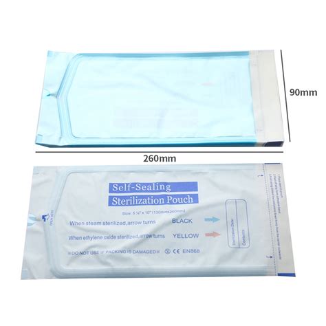 200pcs Self Sealing Sterilization Pouch Dental Medical Autoclave Pouch