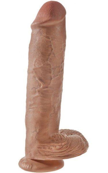 King Cock Pene Realistico Con Testiculos Cm Caramelo