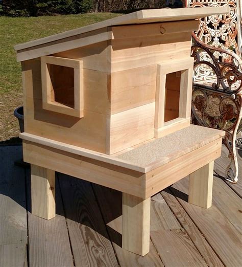 Outdoor Feral Cat Shelter House Cat House Diy Outside Cat House