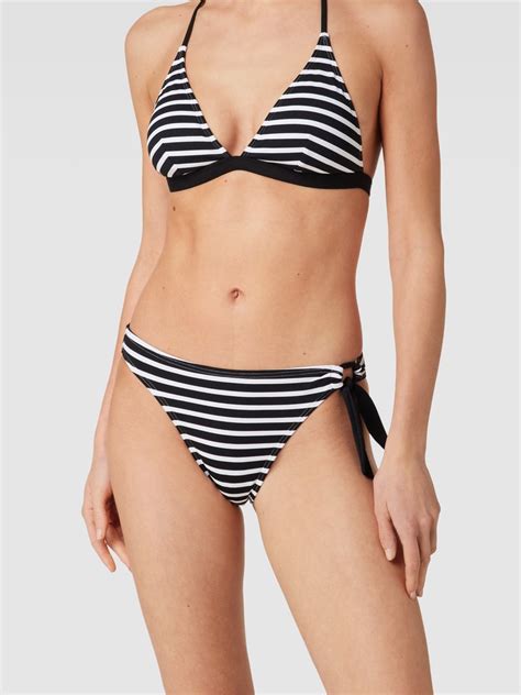 Esprit Bikini Hose Mit Streifenmuster Modell Rcs Mini Brief Black