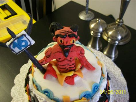 Custom Cakes By Dana 462011 Heaven And Hell Cake B Day