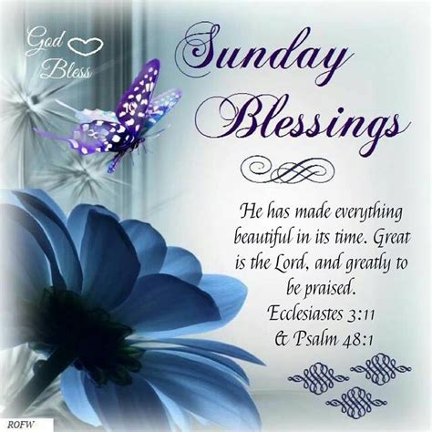 Inspirational Blessed Sunday Quotes, Sayings and Images